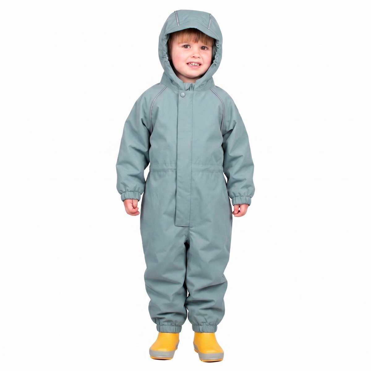 Jan & Jul Cozy-Dry Rain Play Suit (fleece lined) – Dark Spruce - Nest and Sprout-Jan & Jul