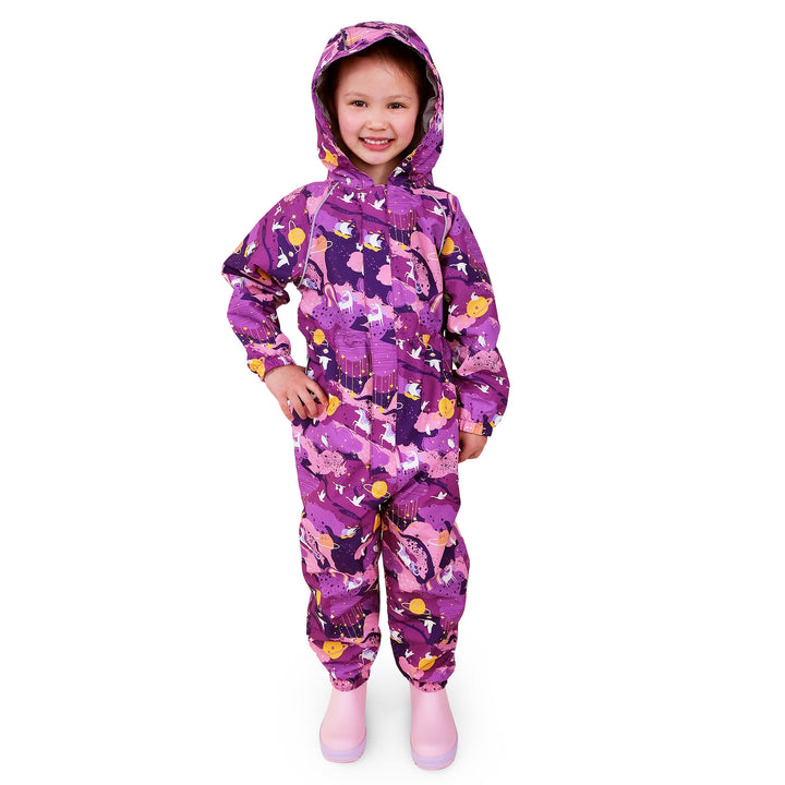 Cozy Dry Fleece Lined Play Suit | Purple Dream
