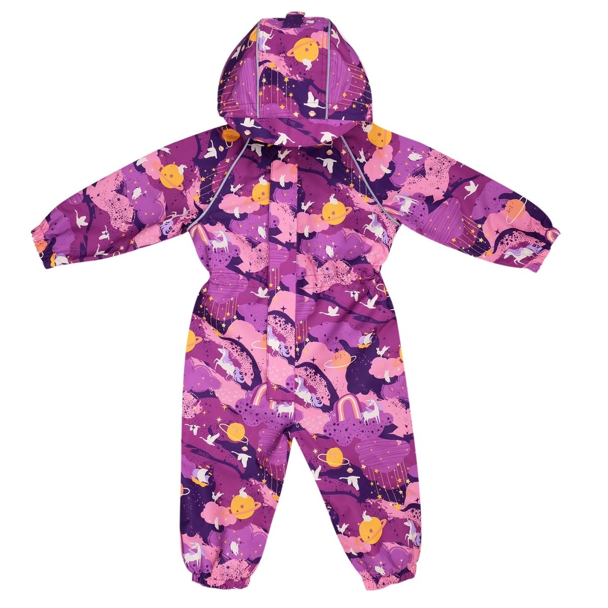 Cozy Dry Fleece Lined Play Suit | Purple Dream - Nest and Sprout - Jan & Jul