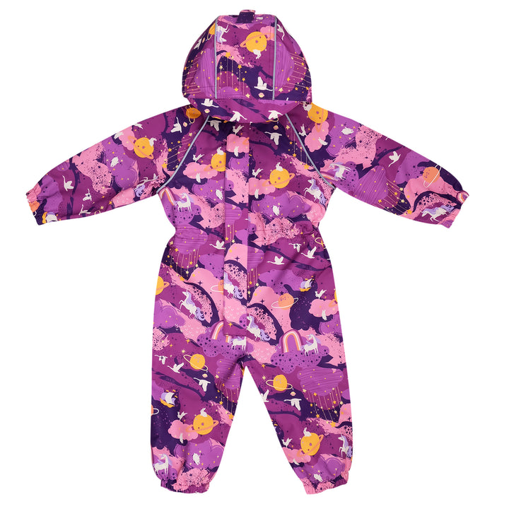 Cozy Dry Fleece Lined Play Suit | Purple Dream