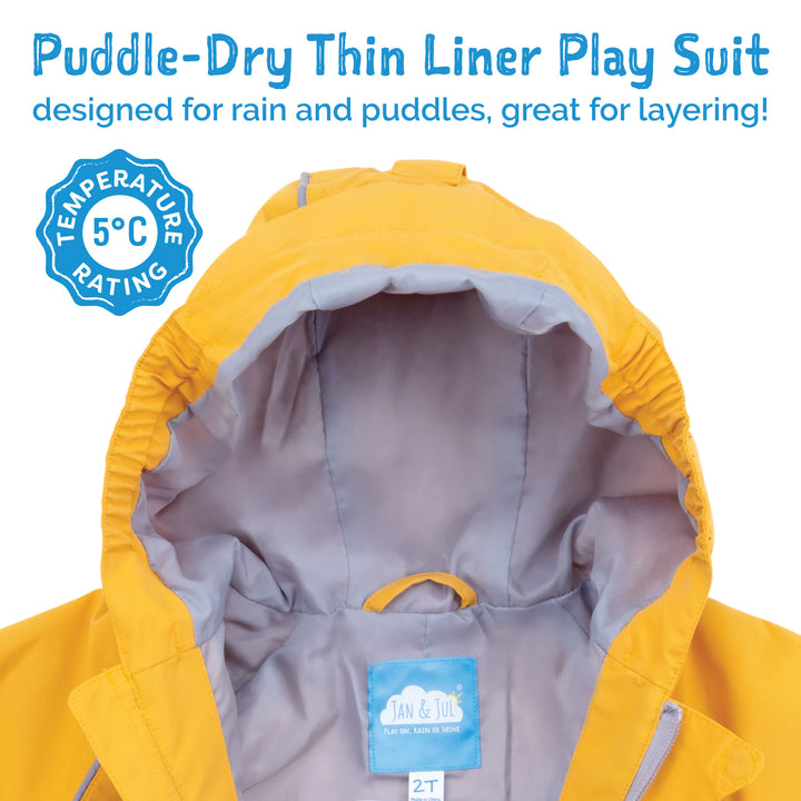 Puddle Dry Play Suit | Nebula Blue