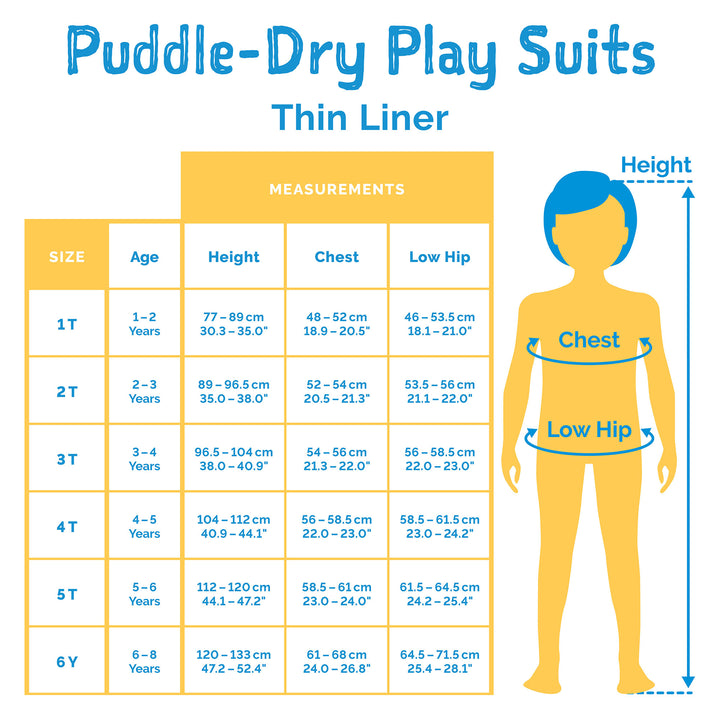 Puddle Dry Play Suit | Nebula Blue