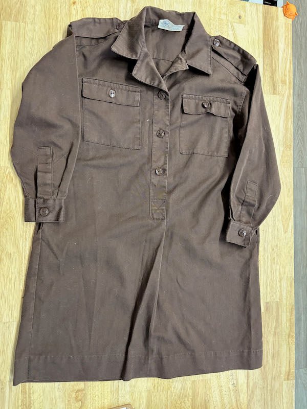 Girl Guides of Canada Vintage Brownie Dress | Size 7 - Nest and Sprout - Consignment