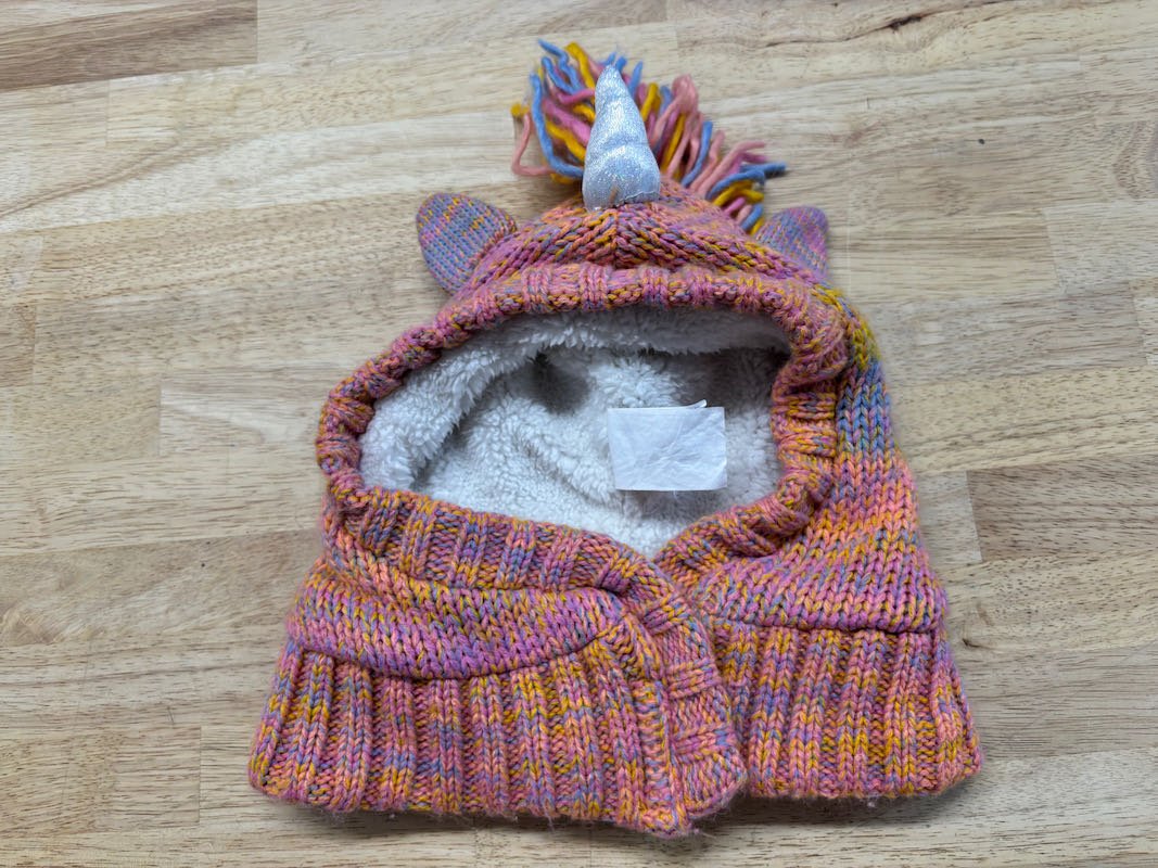 Mountain Warehouse Unicorn Knit Hood Orange Pink | Size Unknown - Nest and Sprout - Consignment