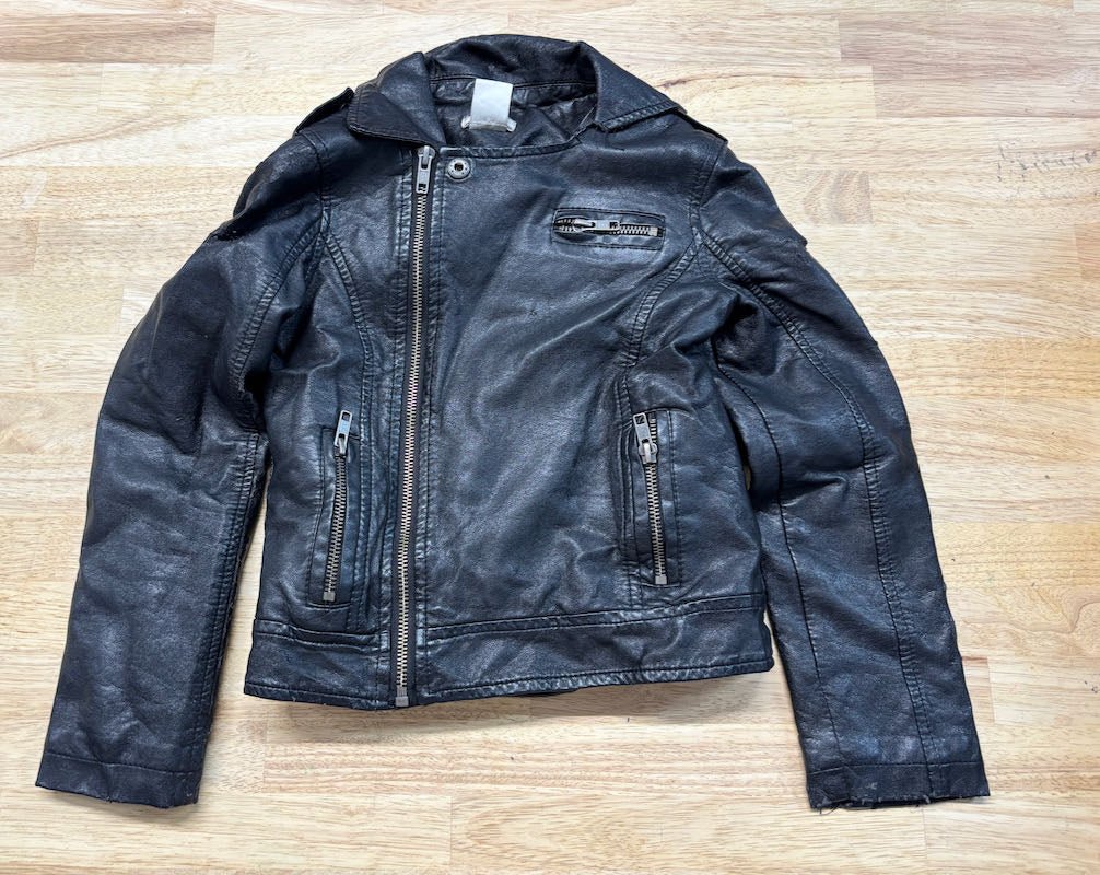 Joe Fresh Faux Leather Jacket | Size 6/7 - Nest and Sprout - Consignment