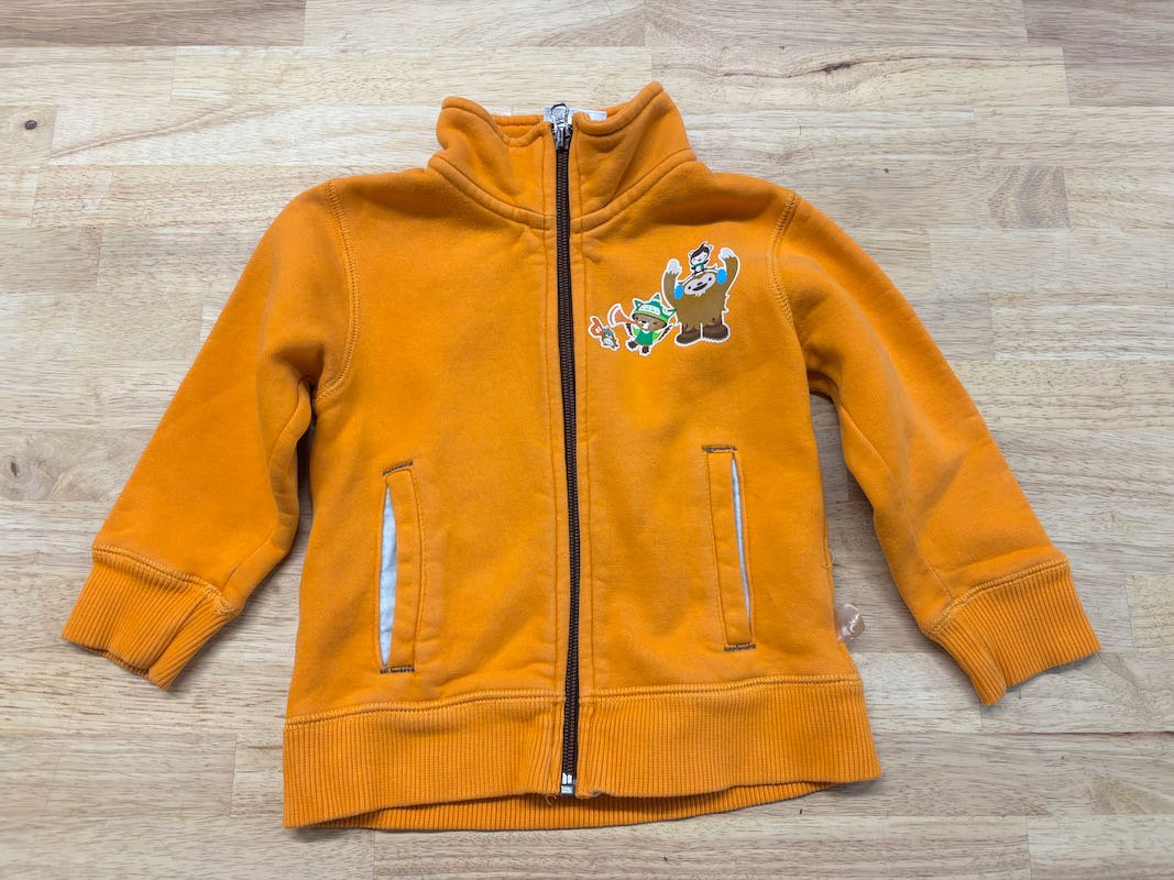 HBC Vancouver 2010 Olympic Zip Sweatshirt Orange | Size 2 - Nest and Sprout - Consignment