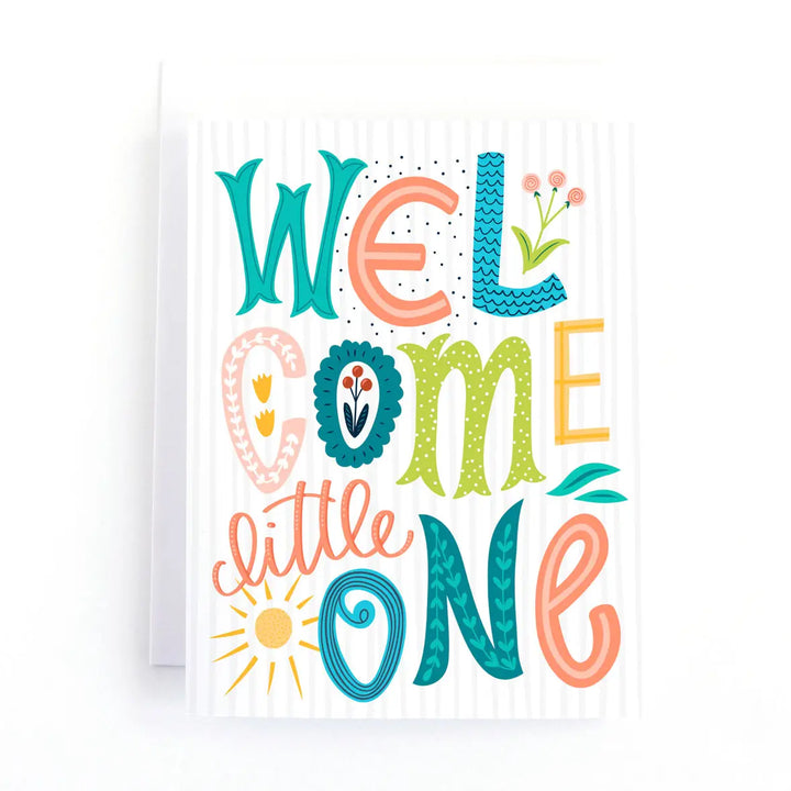 Welcome Little One | New Baby Card
