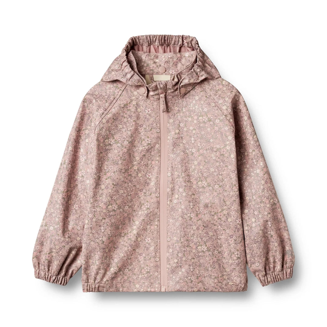 Wheat Chardy Kids Rain Jacket Powder Floral - Nest and Sprout-Wheat