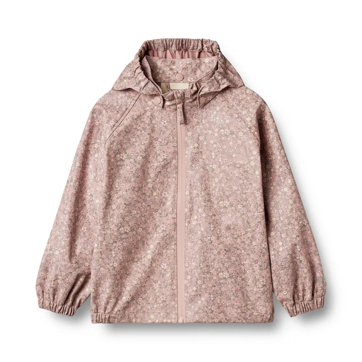 Wheat Chardy Kids Rain Jacket Powder Floral - Nest and Sprout-Wheat