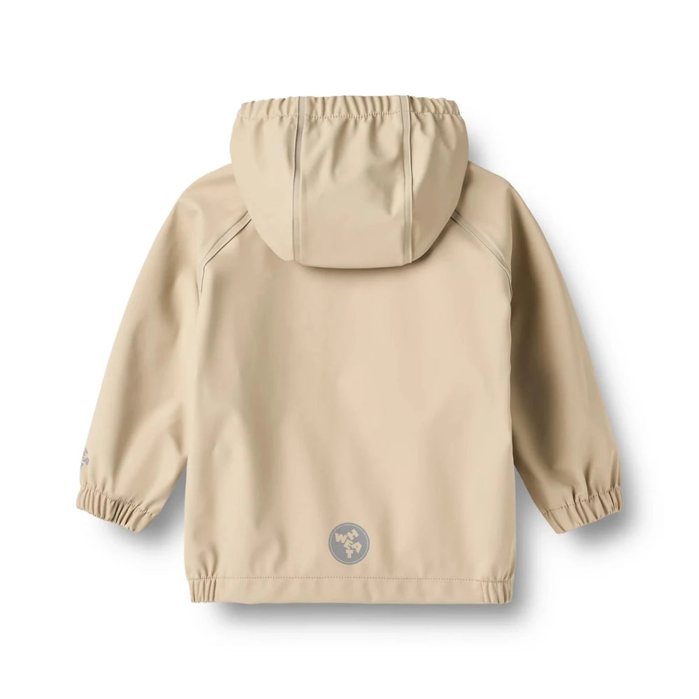 Wheat Chardy Kids Rain Jacket White Pepper - Nest and Sprout-Wheat
