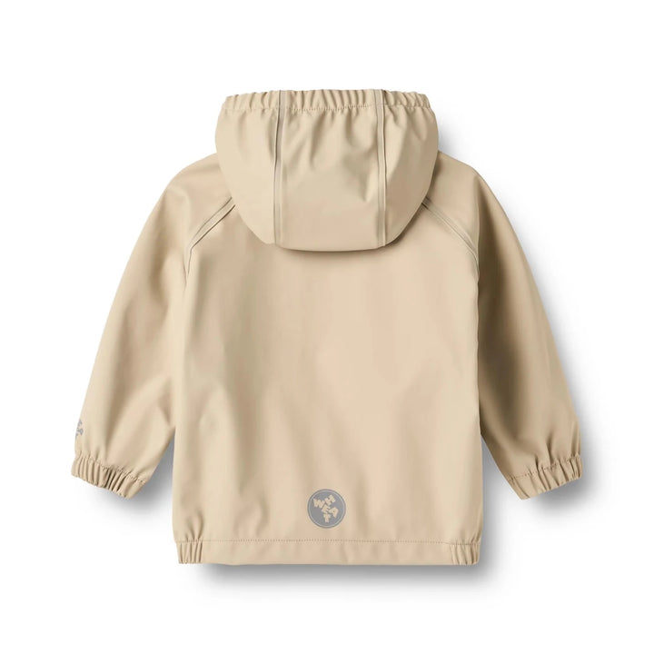 Wheat Chardy Kids Rain Jacket White Pepper - Nest and Sprout-Wheat
