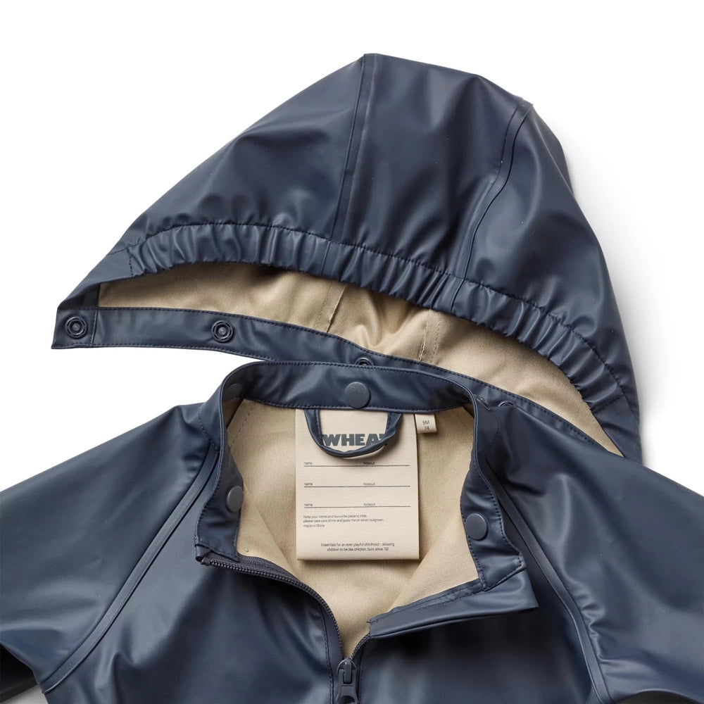 Wheat Mika Kids Rain Suit Ink - Nest and Sprout-Wheat