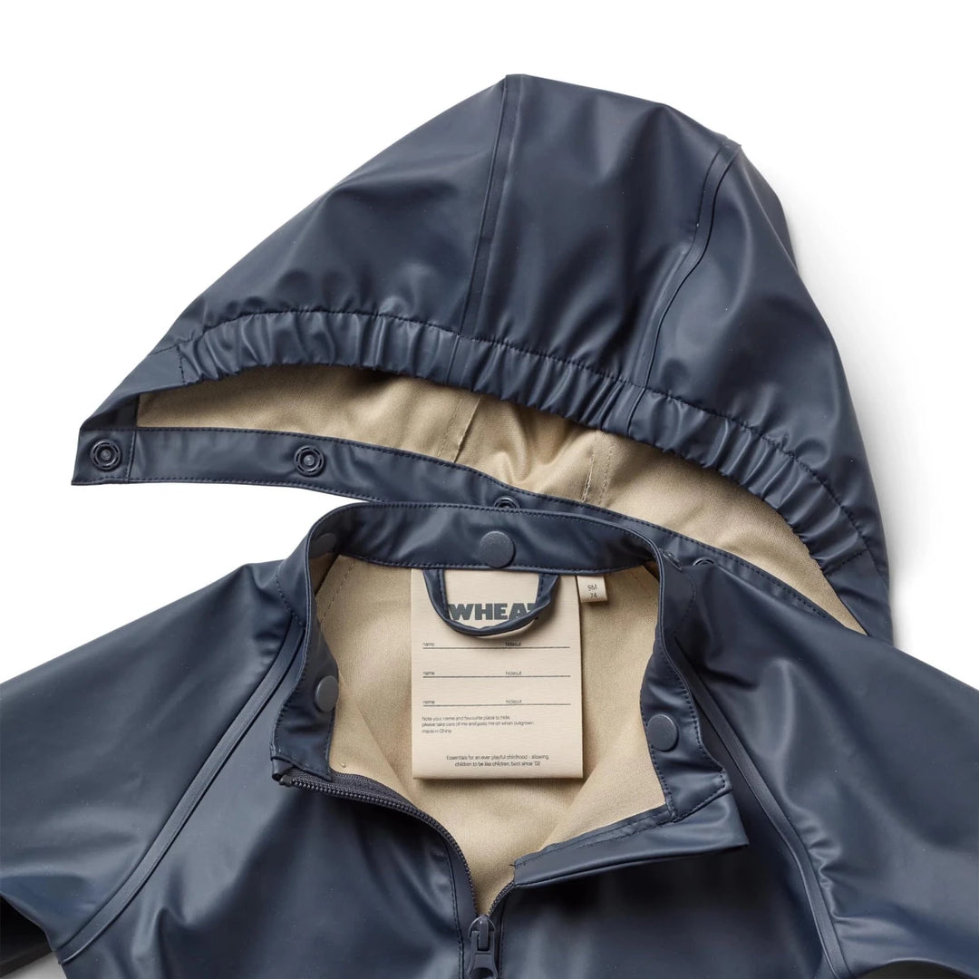 Wheat Mika Kids Rain Suit Ink - Nest and Sprout-Wheat