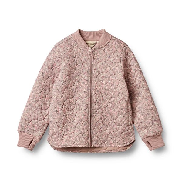 Wheat Thermo Jacket Loui - powder flower meadow - Nest and Sprout - Wheat Kids