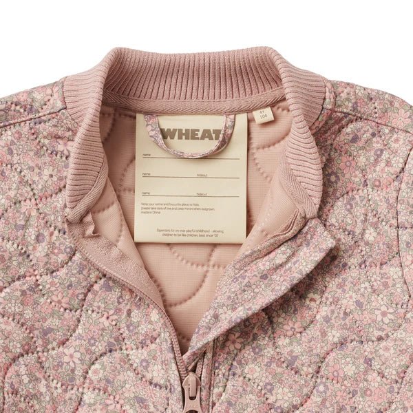 Wheat Thermo Jacket Loui - powder flower meadow - Nest and Sprout - Wheat Kids