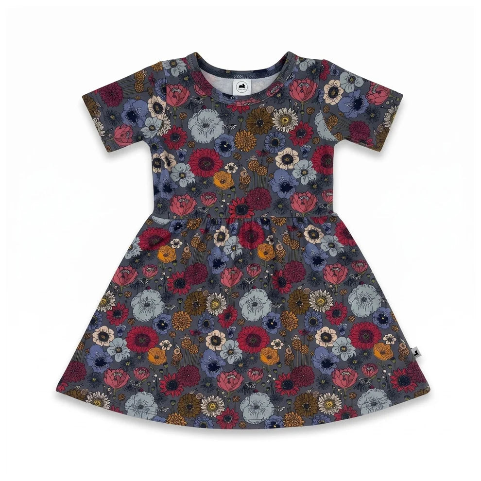 Little & Lively Baby/Kids' Bamboo Daphne Dress – Autumn Floral