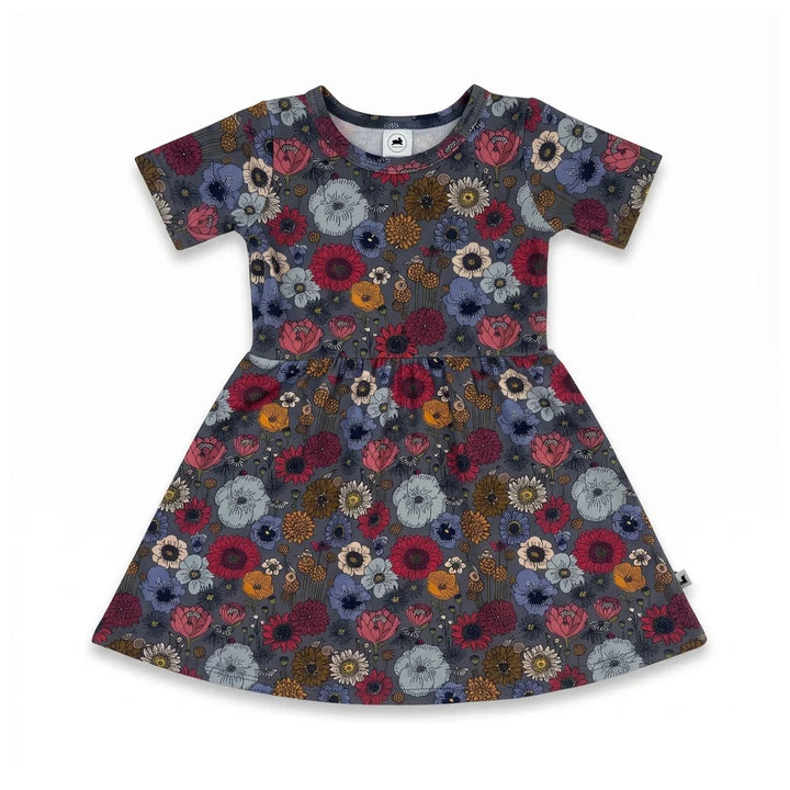 Little & Lively Baby/Kids' Bamboo Daphne Dress – Autumn Floral