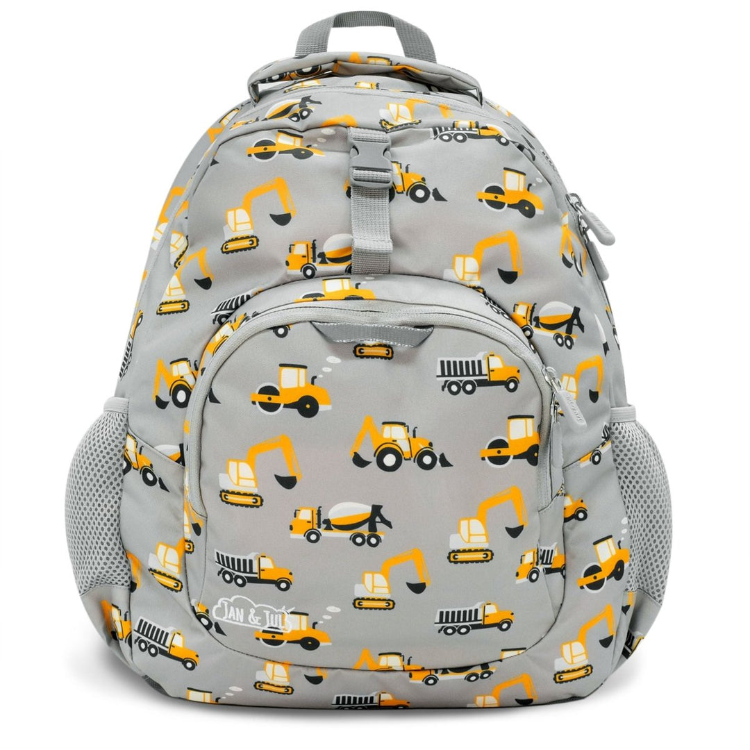Jan & Jul Kids Backpack – Grey Construction - Nest and Sprout-Jan & Jul