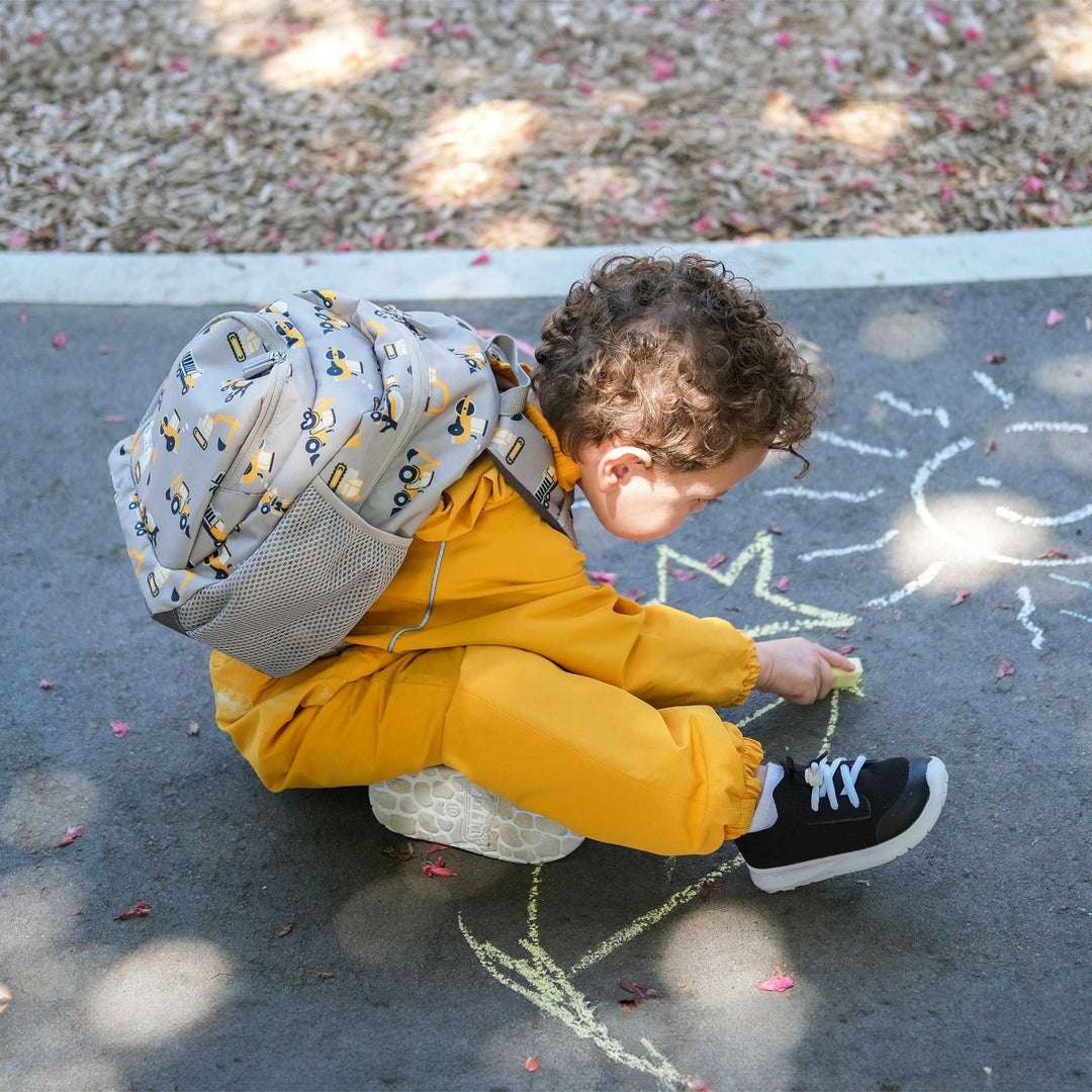 Jan & Jul Mini Backpack – Grey Construction - Nest and Sprout-Jan & Jul