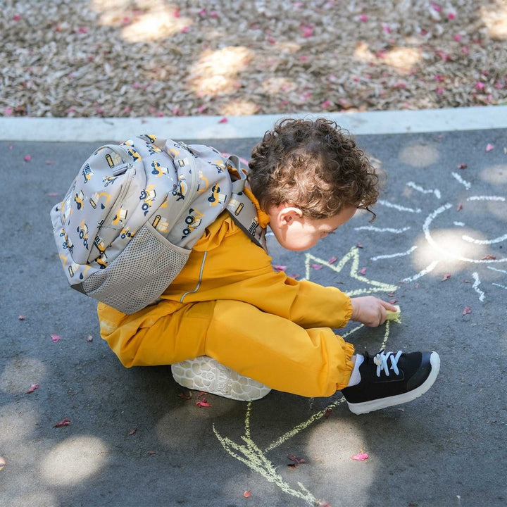 Jan & Jul Mini Backpack – Grey Construction - Nest and Sprout-Jan & Jul