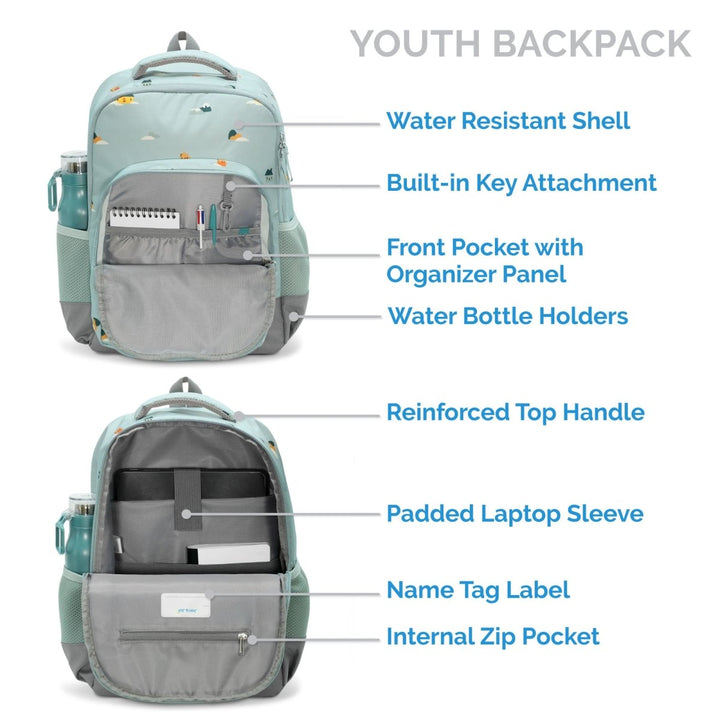 Jan & Jul Youth Backpack – Home Sweet Home - Nest and Sprout-Jan & Jul