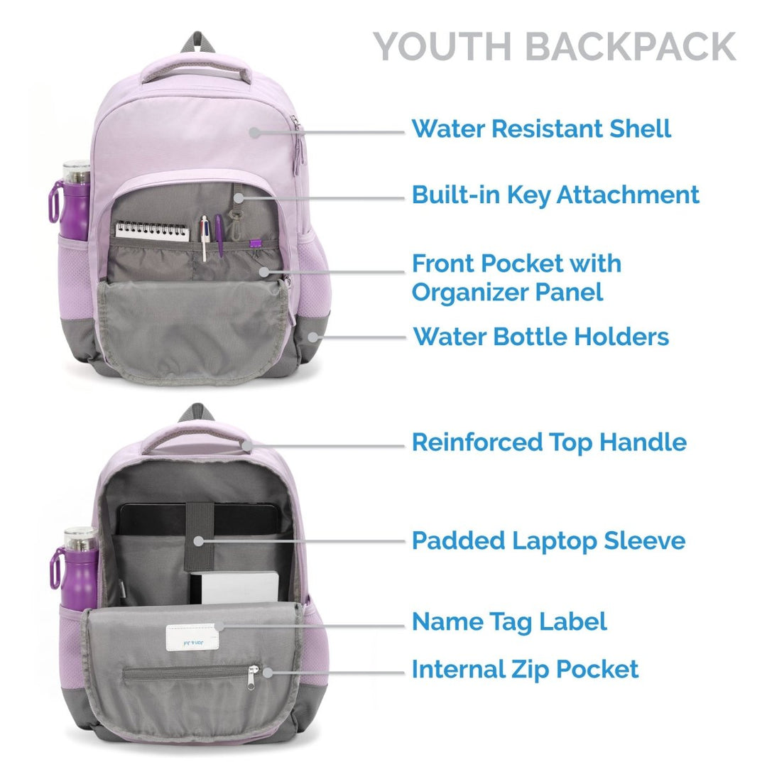 Jan & Jul Youth Backpack – Lilac - Nest and Sprout-Jan & Jul