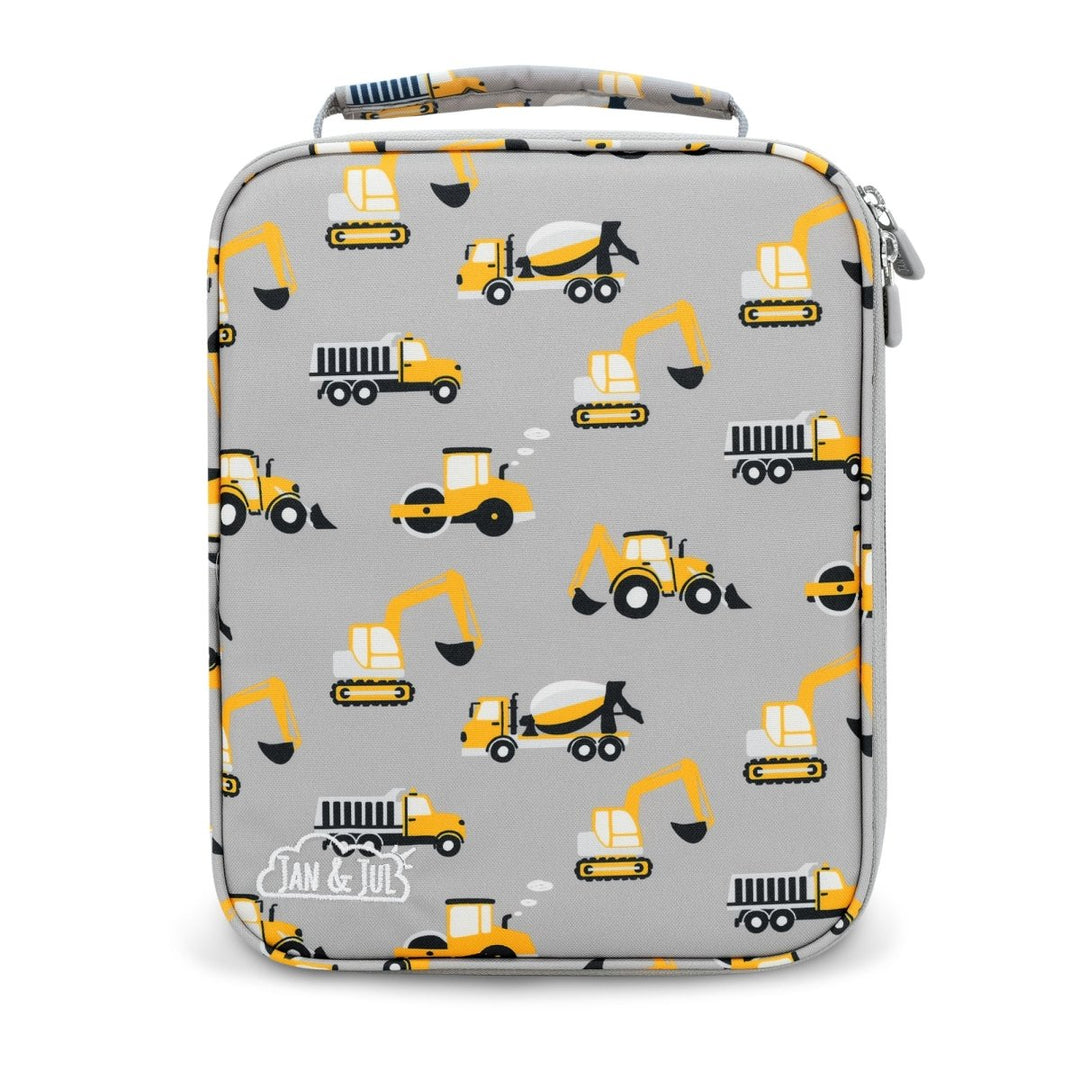 Jan & Jul Lunch Bag – Grey Construction - Nest and Sprout-Jan & Jul