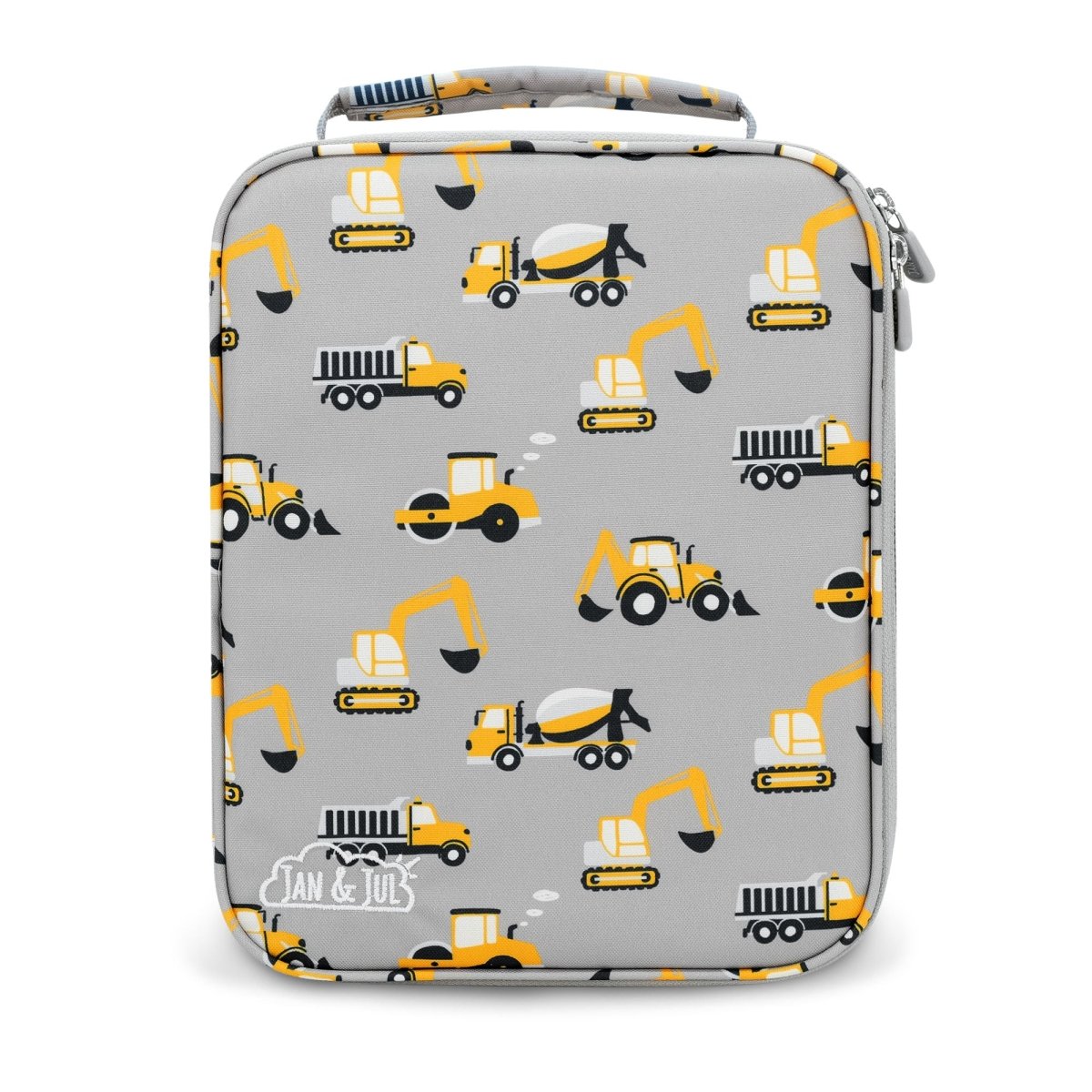 Jan & Jul Lunch Bag – Grey Construction - Nest and Sprout-Jan & Jul