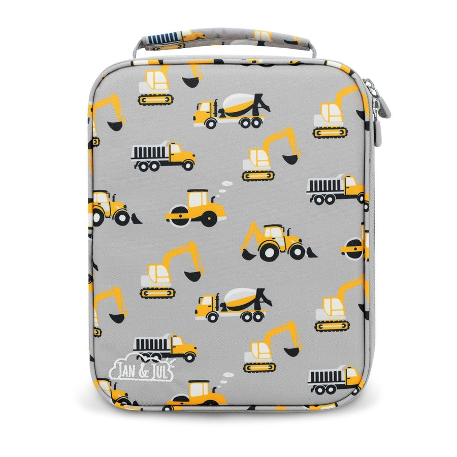 Jan & Jul Lunch Bag – Grey Construction - Nest and Sprout-Jan & Jul