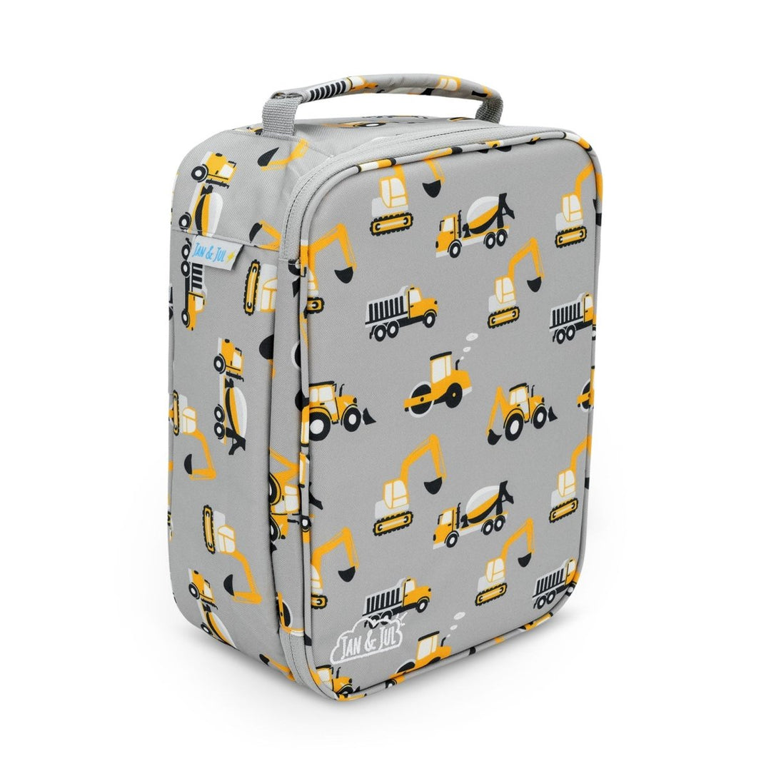 Jan & Jul Lunch Bag – Grey Construction - Nest and Sprout-Jan & Jul