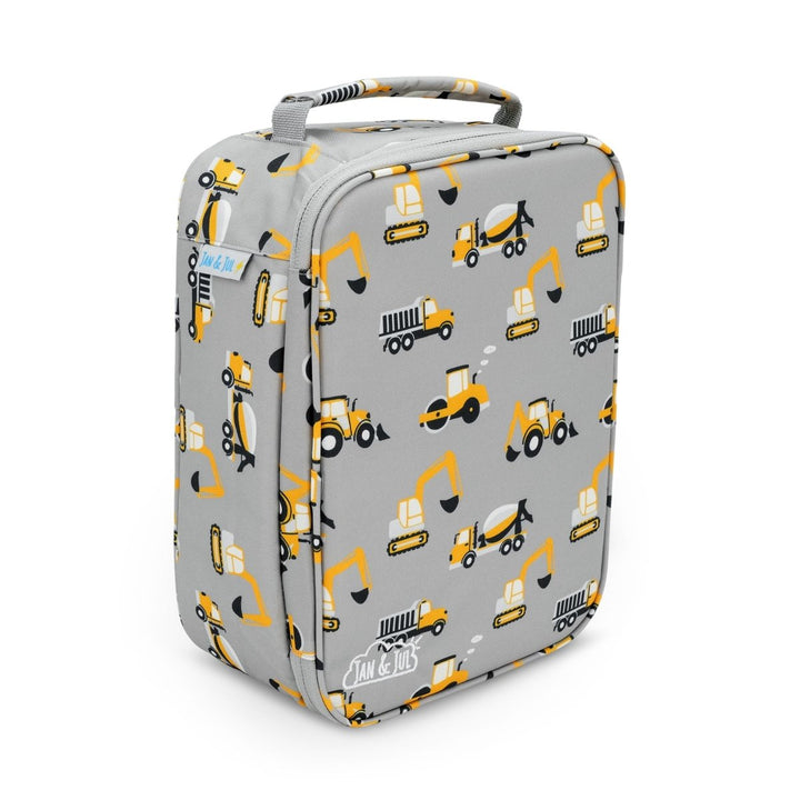 Jan & Jul Lunch Bag – Grey Construction - Nest and Sprout-Jan & Jul