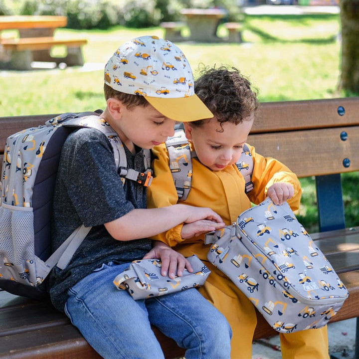 Jan & Jul Lunch Bag – Grey Construction - Nest and Sprout-Jan & Jul