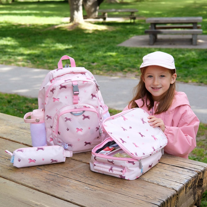 Jan & Jul Lunch Bag – Pink Ponies - Nest and Sprout-Jan & Jul