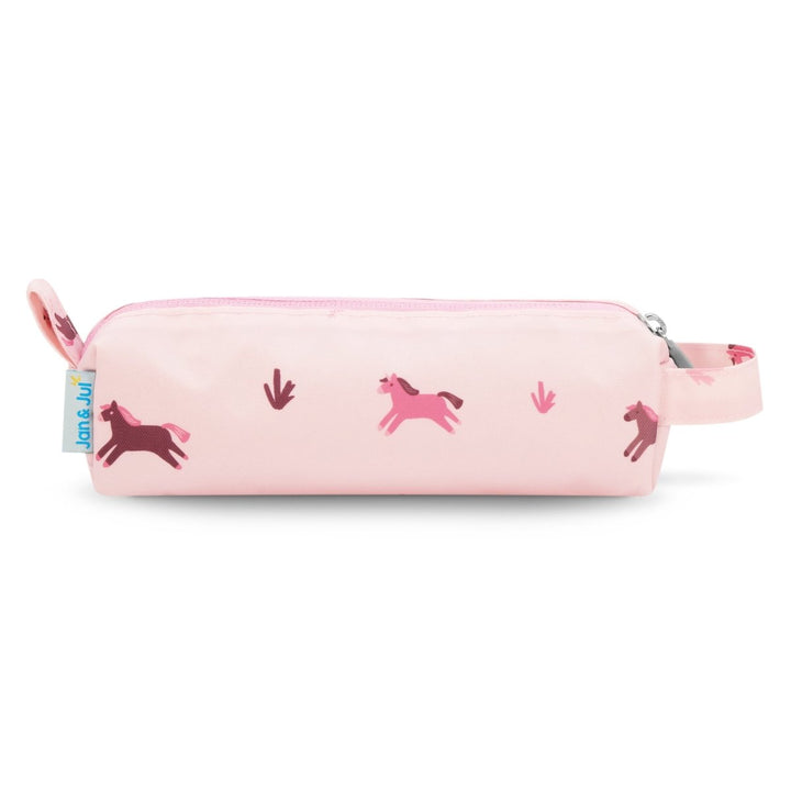 Jan & Jul Pencil Case – Pink Ponies - Nest and Sprout-Jan & Jul