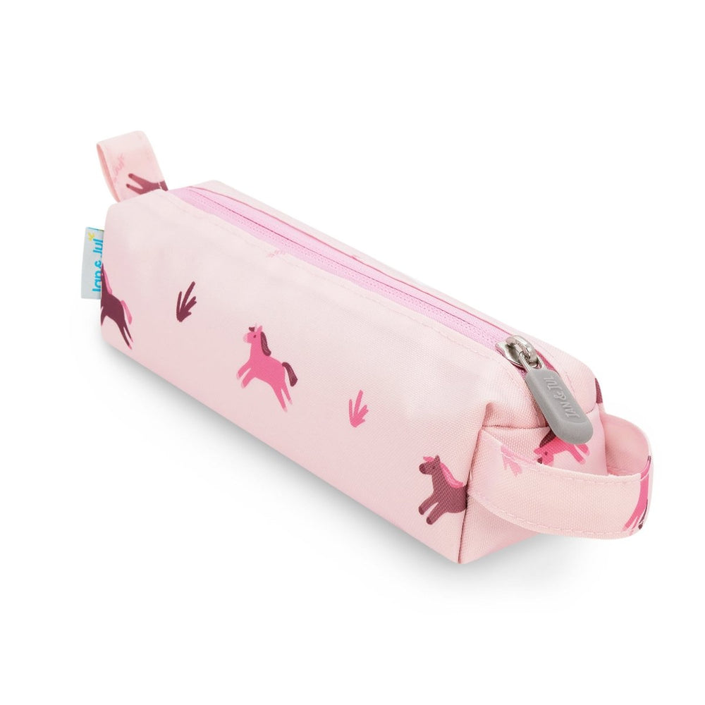 Jan & Jul Pencil Case – Pink Ponies - Nest and Sprout-Jan & Jul