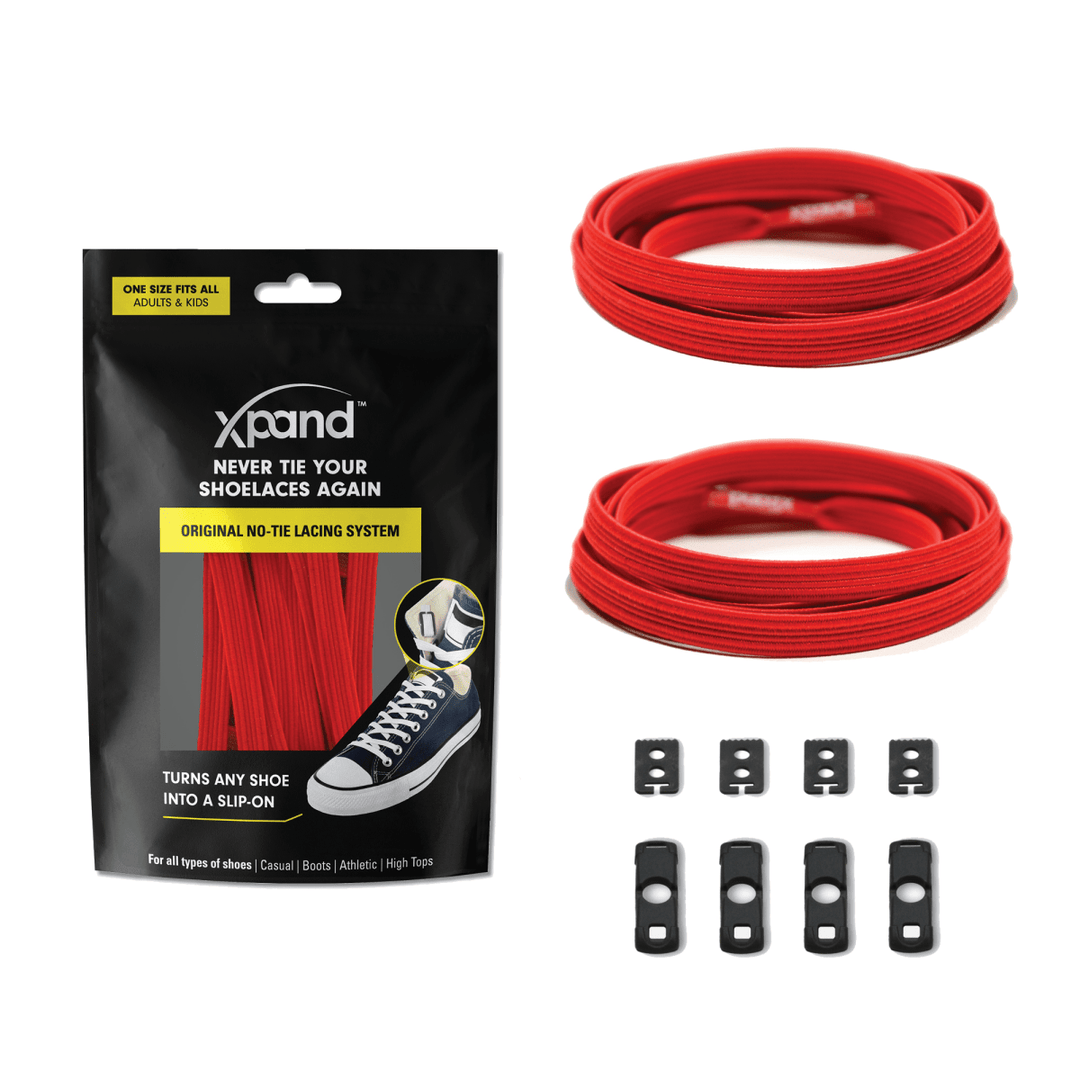No - Tie Elastic Flat Shoelaces | No More Tying | One Size - Nest and Sprout - Xpand Laces