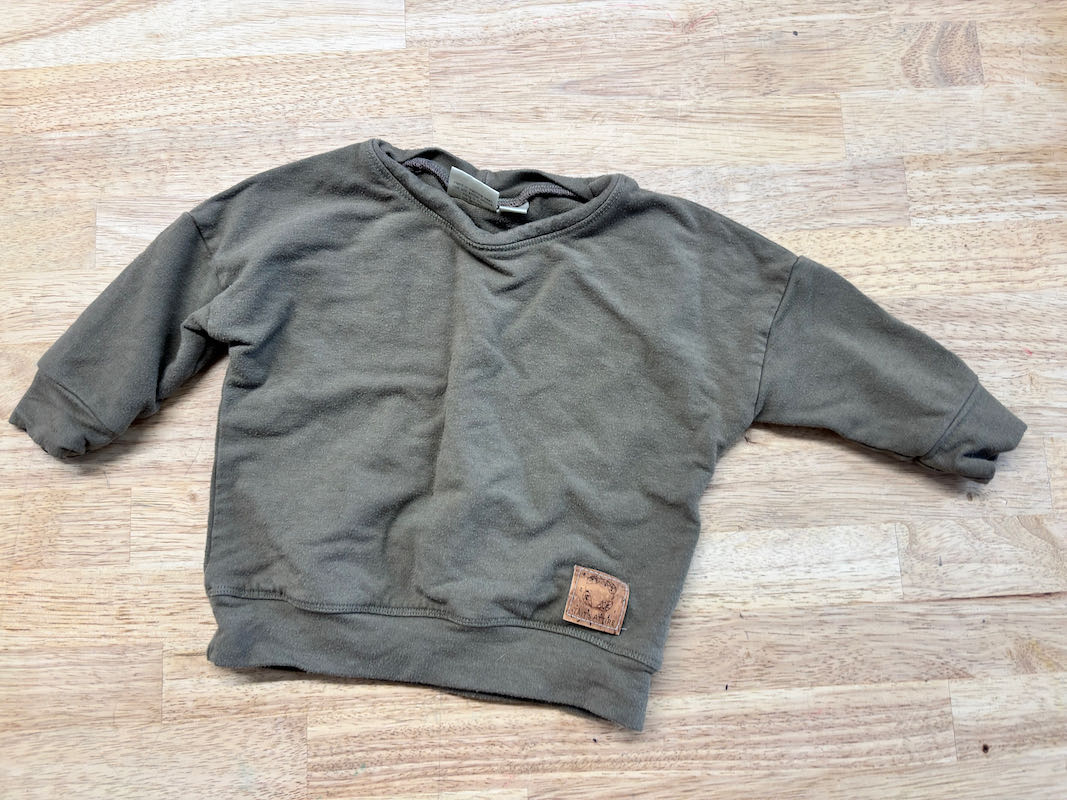 Taits Attire Sage Green Shirt Made in Canada | Size 12–18M