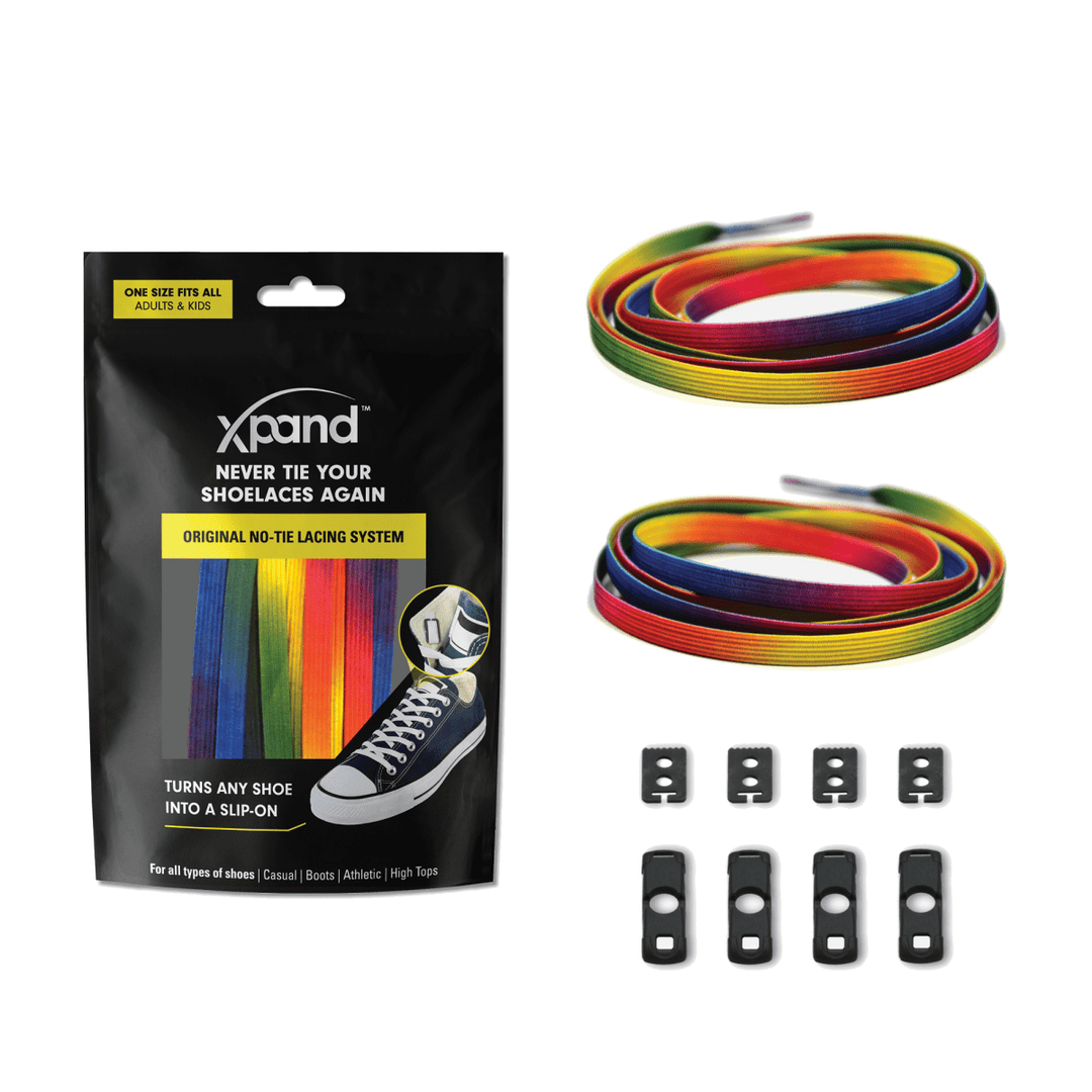 No - Tie Elastic Flat Shoelaces | No More Tying | One Size - Nest and Sprout - Xpand Laces