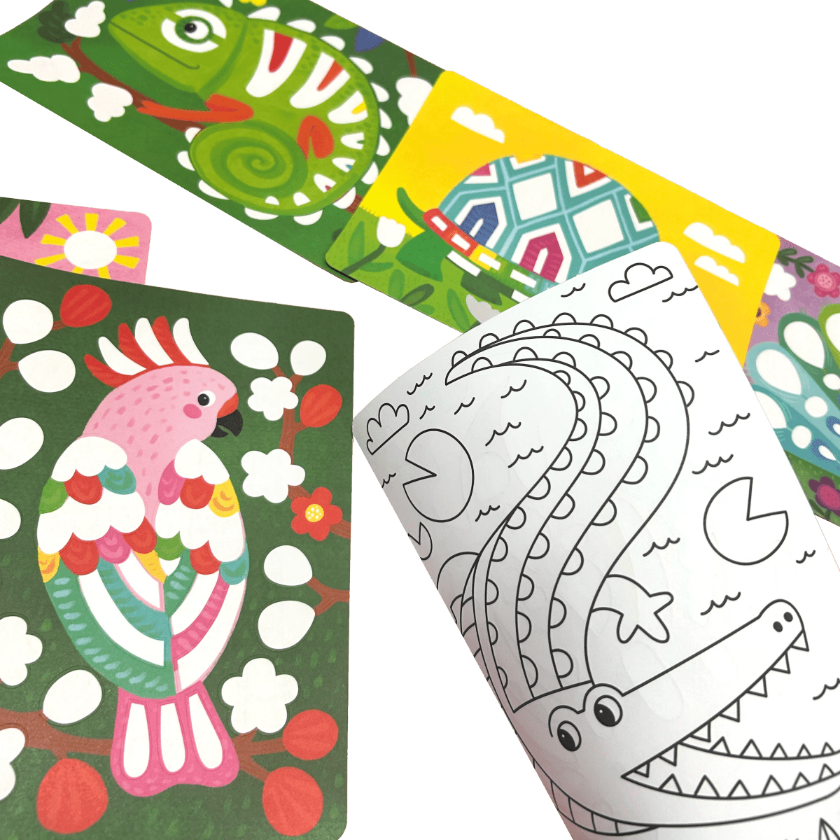 Foil - tastic: Foil Art & Coloring Fun - Awesome Animals - Nest and Sprout - Ooly