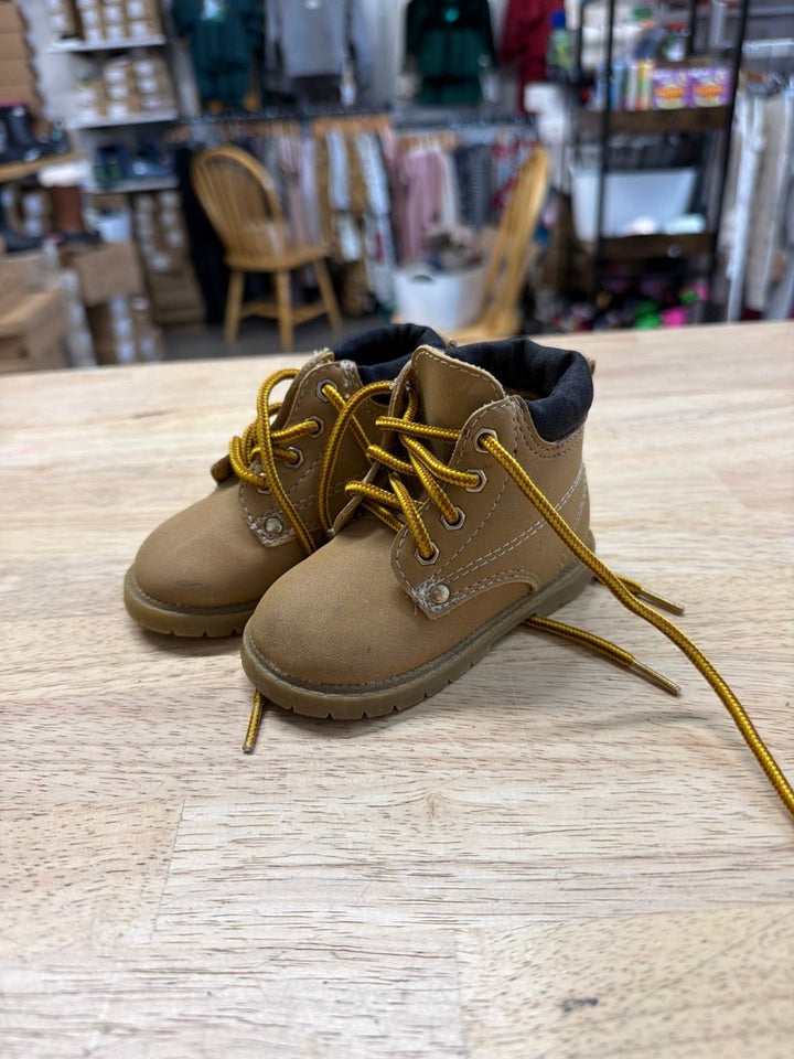 Jack and Lilly Little Worker Boots – 3 | Beige - Nest and Sprout-Consignment
