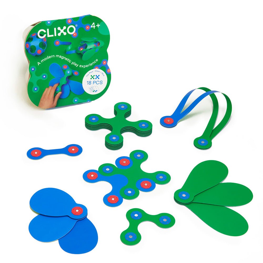 Clixo | Itsy Pack - Green/Blue - Nest and Sprout - Clixo