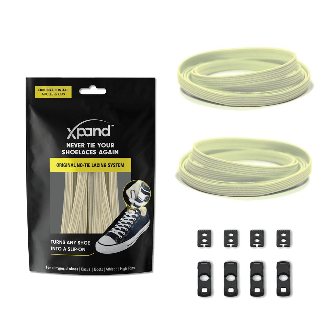 No - Tie Elastic Flat Shoelaces | No More Tying | One Size - Nest and Sprout - Xpand Laces