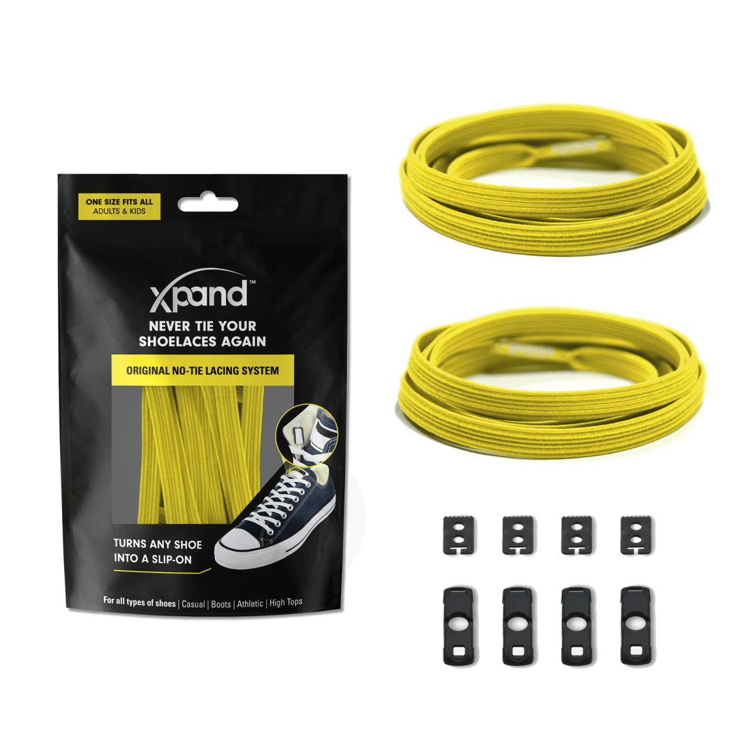 No - Tie Elastic Flat Shoelaces | No More Tying | One Size - Nest and Sprout - Xpand Laces