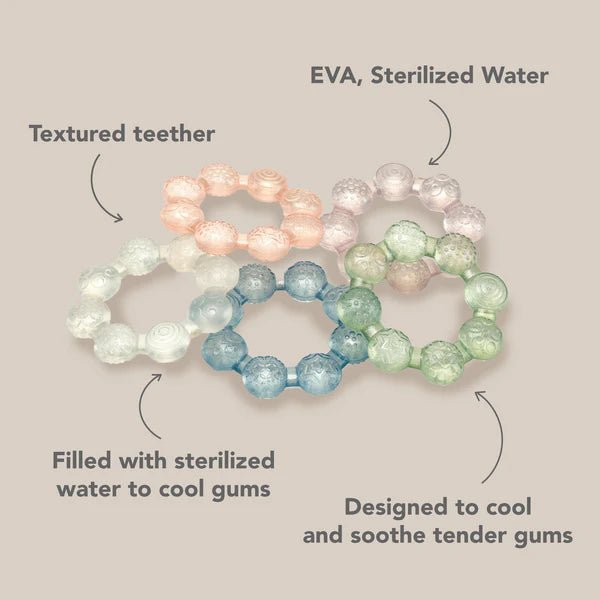 noüka Cooling Ring Teether - Moss - Nest and Sprout - noüka