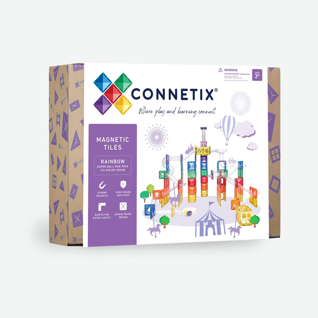 Connetix Super Ball Run Pack – 134 pc