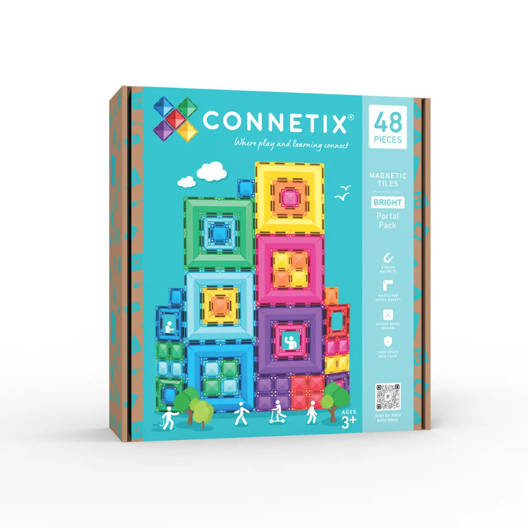 Connetix Bright Portal Pack – 48 pc