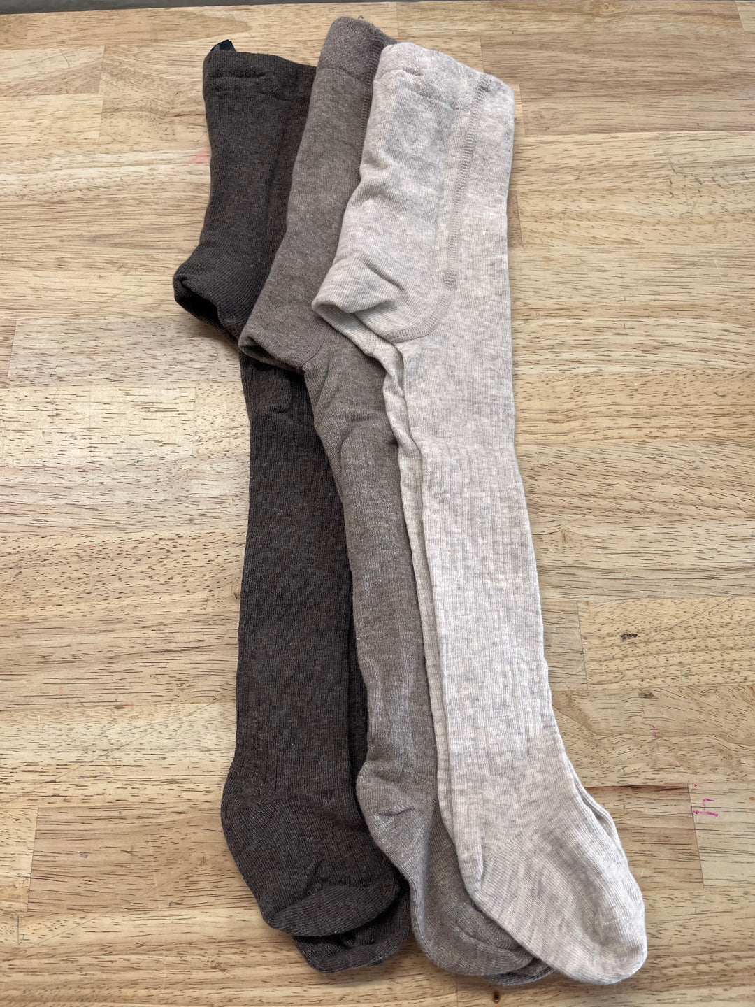 H&amp;M Tights Set of 3 – 2-4 Months | Three Tones of Brown