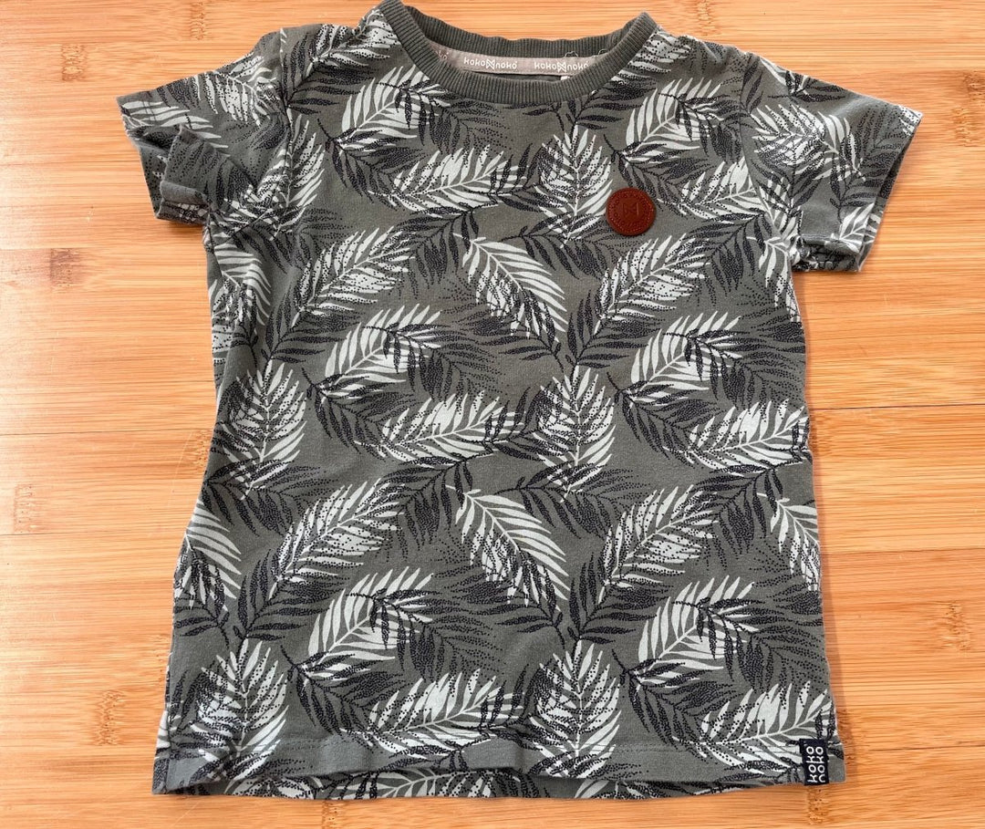 Koko Noko Tee – 5 Years | Green | Tropic Print - Nest and Sprout-Consignment