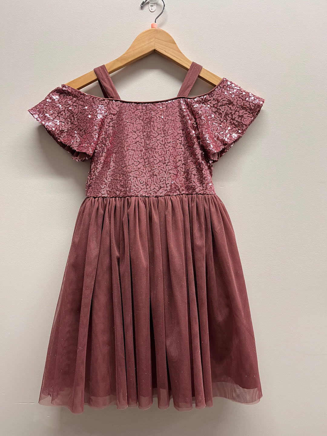 George Sparkle Special Occasion Dress – 6 | Purple | Sequin | Cap Sleeve