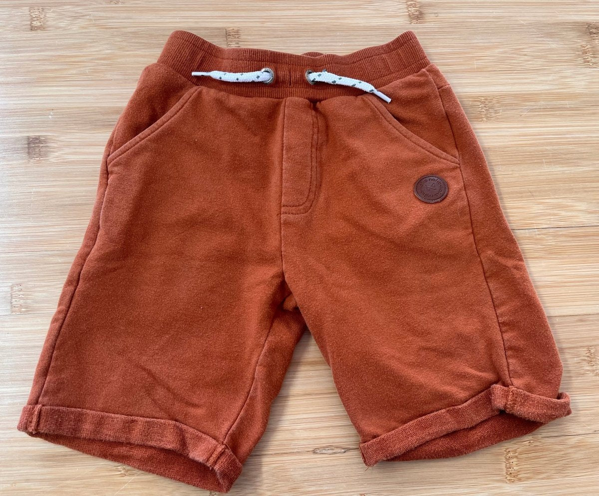 Koko Noko Shorts – 5 Years | Ochre | Drawstring - Nest and Sprout-Consignment